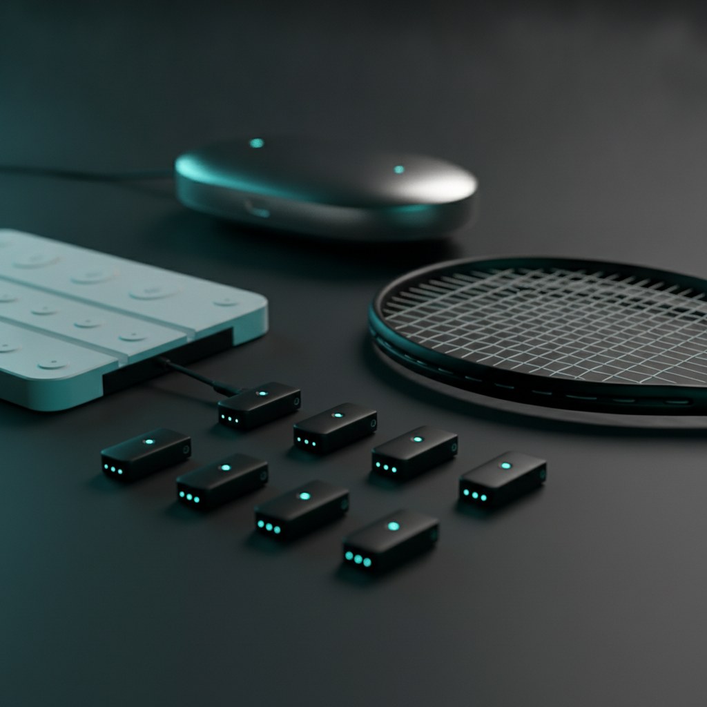 Tenis analiz sensörleri ve ekipman